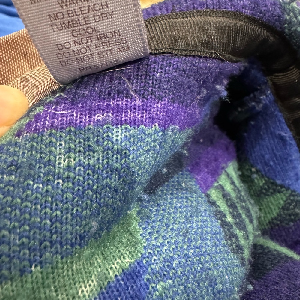 Geometric Patterned Fleece Jacket - image 5